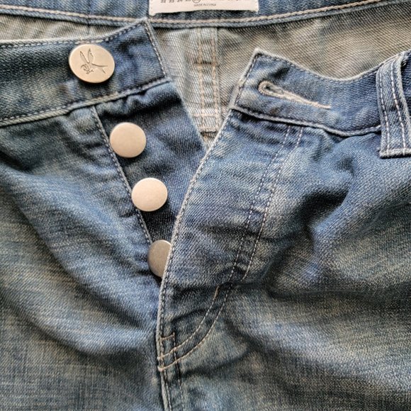 One X One Teaspoon Chargers Denim Jean Shorts - Picture 13 of 14